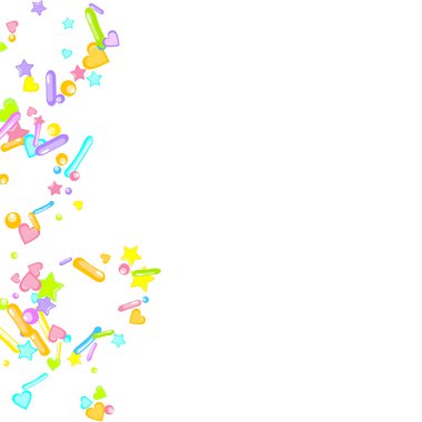 Pırıl pırıl. Kek, tatlı, fırın konfetisi.