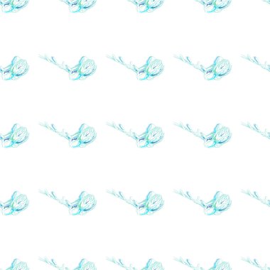 Çiçek Pastası. Beyaz Romantik Kusursuz Desen.