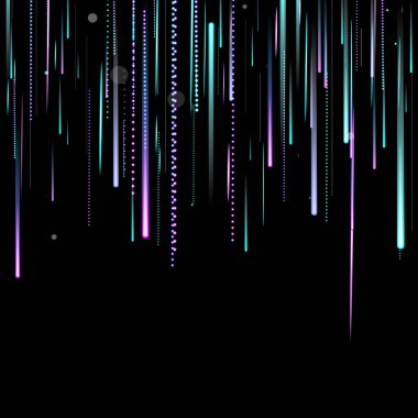 Hızlı Hareket Neon. Glare Dynamic. Düşen Parıltı.