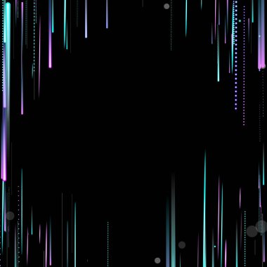 Hızlı Hareket Neon. Glare Dynamic. Düşen Parıltı.