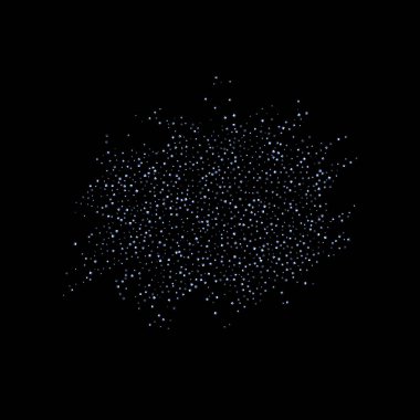 Gökkuşağı, yanardöner dikdörtgen, parlak konfeti.