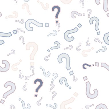 Kusursuz bir örnek. Soru işaretleri, şüphe, faq