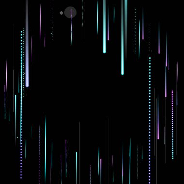 Hızlı Hareket Neon. Glare Dynamic. Düşen Parıltı.