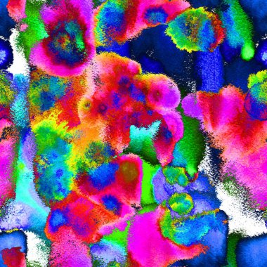 Psikedelik El Boyalı. Fantastik Kumaş. 