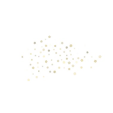 Altın parıltısı konfetisi parlıyor