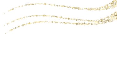 Altın parıltısı konfetisi parlıyor