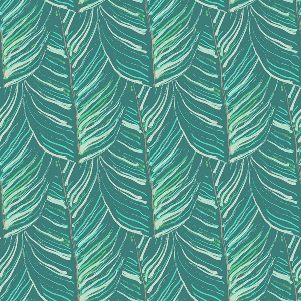 Feuille tropicale. Motif moderne. Jungle Print. Feuillage — Image vectorielle