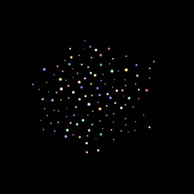 Parıldayan parlak gökkuşağı