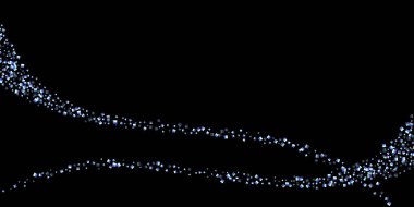 Gökkuşağı, yanardöner dikdörtgen, parlak konfeti.