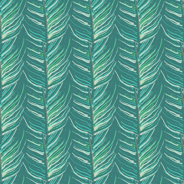 Hoja Tropical. Motivo moderno. Jungle Print. Follaje — Archivo Imágenes Vectoriales