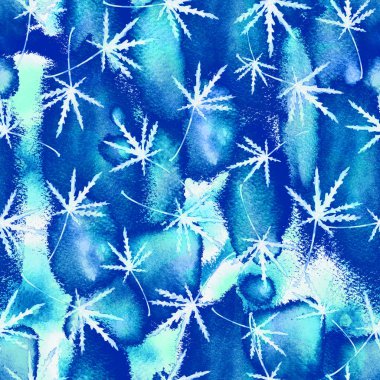 Esrar pürüzsüz suluboya deseni bırakır