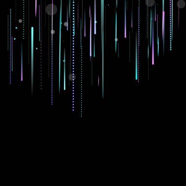 Hızlı Hareket Neon. Glare Dynamic. Düşen Parıltı.