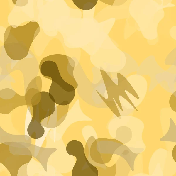 Patrón sin costura de camuflaje. Camuflaje militar — Vector de stock