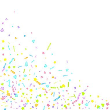 Pırıl pırıl. Kek, tatlı, fırın konfetisi.