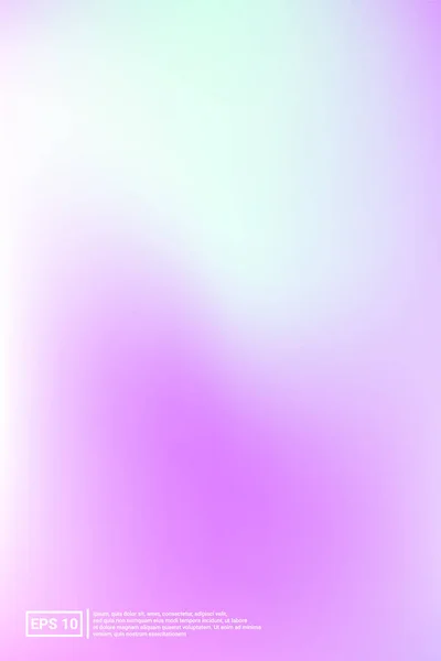 Holographic, Blur, Foil Hologram. Pastel Color. — Stock Vector