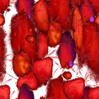 Esrar pürüzsüz suluboya deseni bırakır