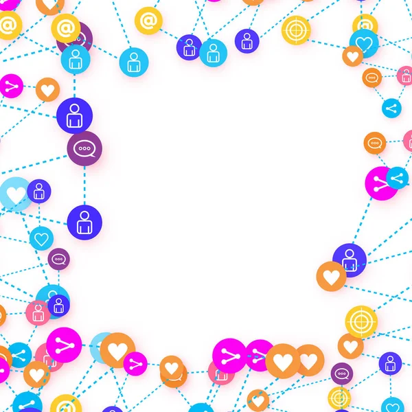 Sosyal medya pazarlaması, İletişim konsepti.