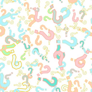 Kusursuz bir örnek. Soru işaretleri, şüphe, faq