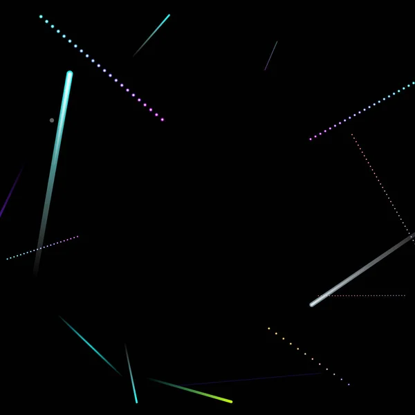 Rychlý efekt. Motion Neon. Dynamické oslnění. — Stockový vektor