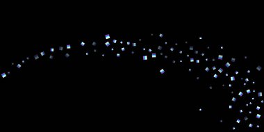 Gökkuşağı, yanardöner dikdörtgen, parlak konfeti.