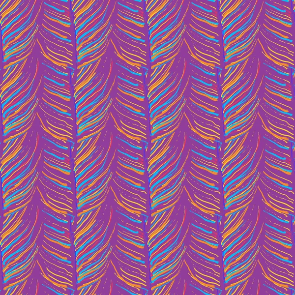 Hoja Tropical. Motivo moderno. Jungle Print. Follaje — Vector de stock