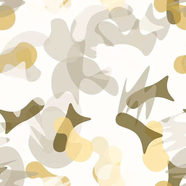 Camouflage Seamless Pattern. Militärische Tarnung — Stockvektor