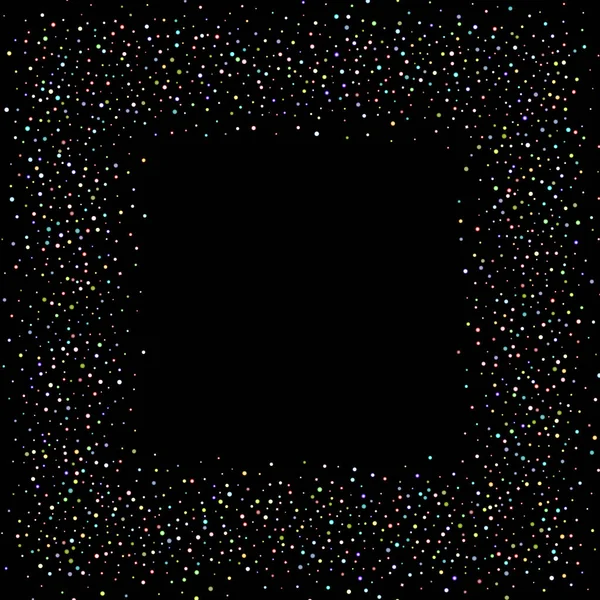 Brilho Iridescente Holográfico Brilho Confetti. — Vetor de Stock