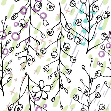 Sanatsal Yaratıcı Tropikal Siyah Beyaz Modern