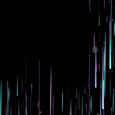 Hızlı Hareket Neon. Glare Dynamic. Düşen Parıltı.