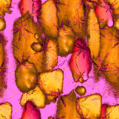 Esrar pürüzsüz suluboya deseni bırakır