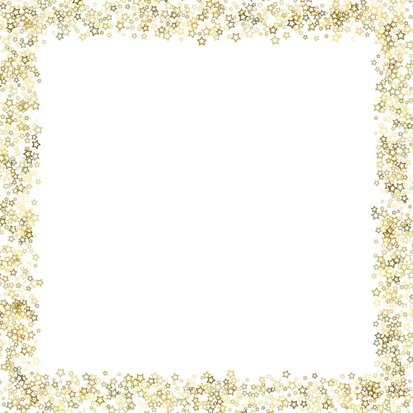 Brillo de oro confeti brillo — Vector de stock