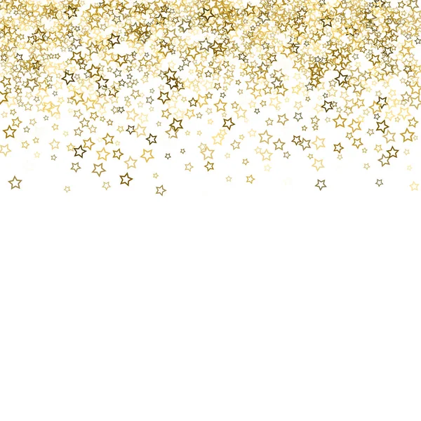 Guld glitter konfetti glitter — Stock vektor