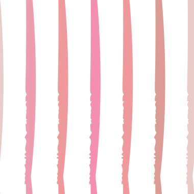 Dikey Çizgili Yaz Motifi. Modern Kusursuz Desen.