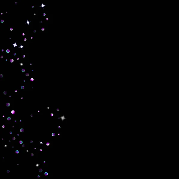 Glitter viola stella coriandoli piccola scintilla viola — Vettoriale Stock