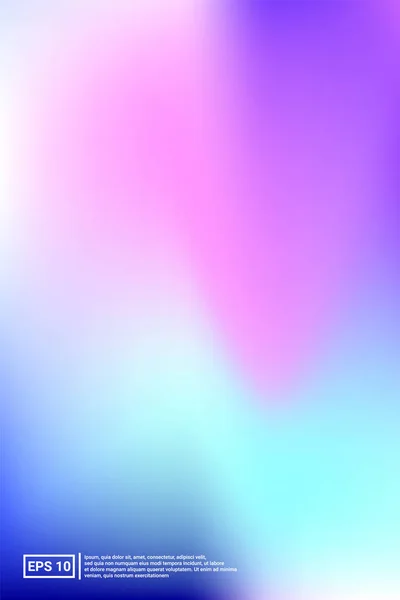 Holographic, Blur, Foil Hologram. Pastel Color. — Stock Vector