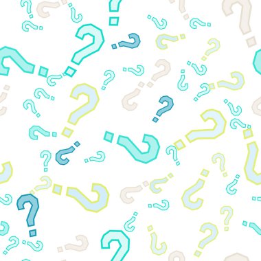 Kusursuz bir örnek. Soru işaretleri, şüphe, faq