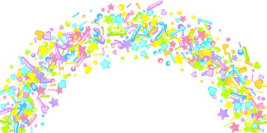 Pırıl pırıl. Kek, tatlı, fırın konfetisi.