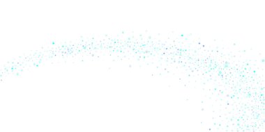 Mavi, turkuaz, turkuaz parıltılı yıldız konfetisi