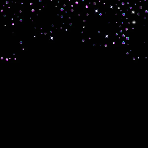 Fioletowy brokat gwiazda konfetti mała iskra fioletowy — Wektor stockowy
