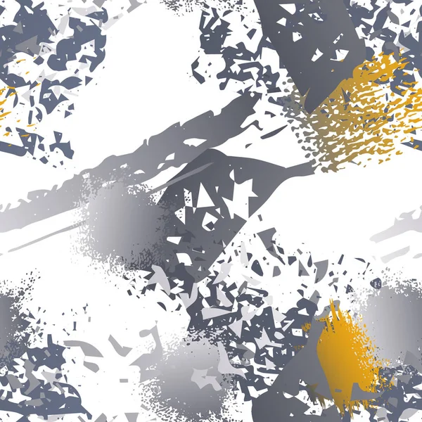 Splatter Brush Stroke Surface (en inglés). Acuarela infinita — Archivo Imágenes Vectoriales