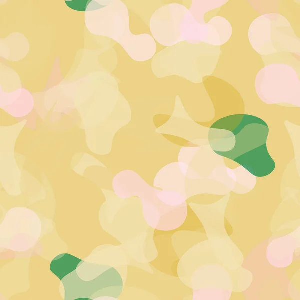 Patrón sin costura de camuflaje. Camuflaje militar — Vector de stock