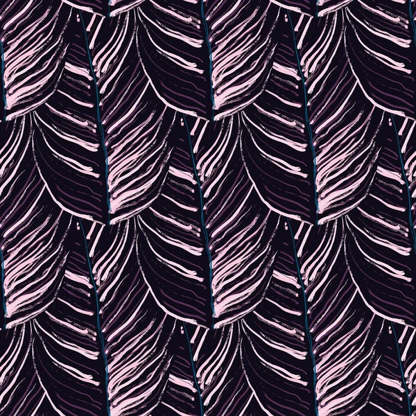 Hoja Tropical. Motivo moderno. Jungle Print. Follaje — Vector de stock