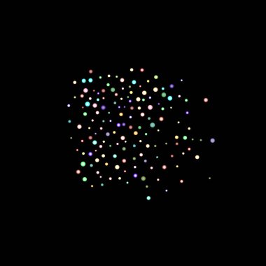 Parıldayan parlak gökkuşağı