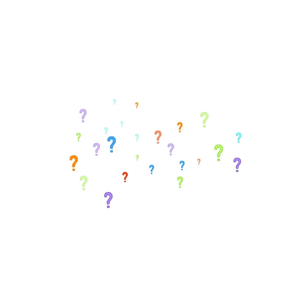 Question marks Quiz doubt survey faq public poll. — Stock Vector