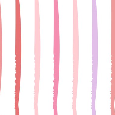 Dikey Çizgili Yaz Motifi. Modern Kusursuz Desen.