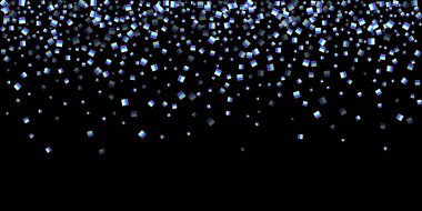 Gökkuşağı, yanardöner dikdörtgen, parlak konfeti.