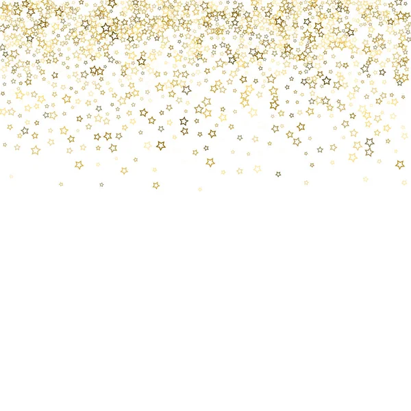 Brillo de oro confeti brillo — Vector de stock