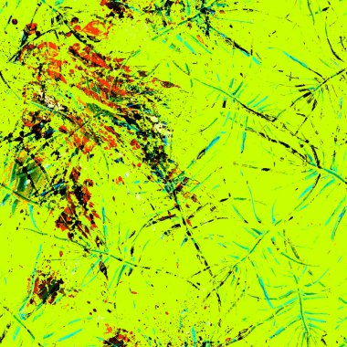 Tropik Yeşil Kusursuz Desen.