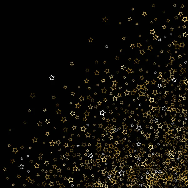 Zlatý třpyt konfety jiskra — Stockový vektor