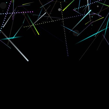 Hızlı Etki. Neon Hareketi. Parlak Dinamik.